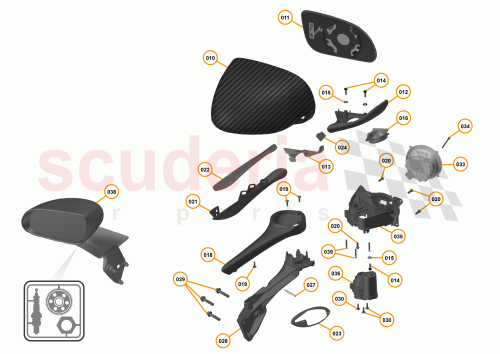 Part Diagram for McLaren 14A0073MP