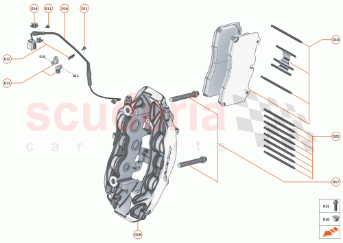 Part Diagram for McLaren 15CA214CP