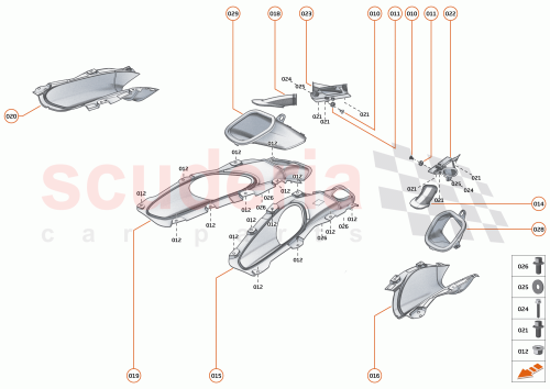 Part Diagram for McLaren 00RA087