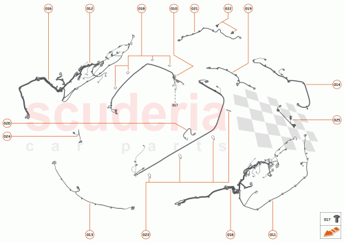 Part Diagram for McLaren 14MA168SP