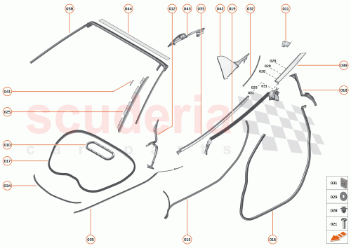 Part Diagram for McLaren 13AA604SP