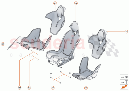 Part Diagram for McLaren 23NA136CP