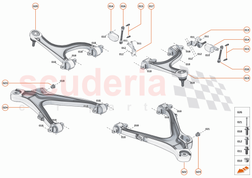 Part Diagram for McLaren 13BA414RP