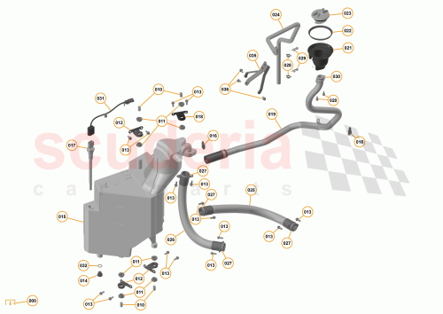 Part Diagram for McLaren 11F2185RP