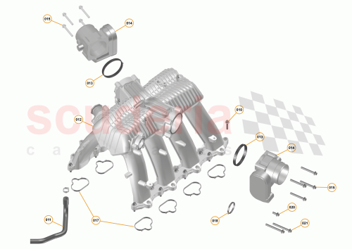Part Diagram for McLaren 11F1812RP