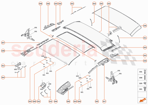 Part Diagram for McLaren 13AA589SP
