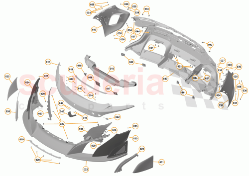 Part Diagram for McLaren 11A9898RP