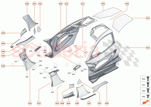 Part Diagram for McLaren 11A3464CP