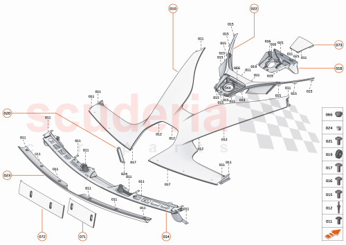 Part Diagram for McLaren 15AC961CP