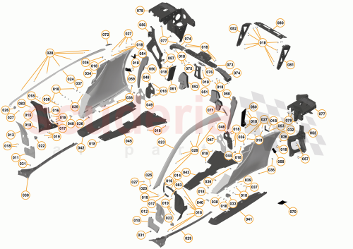 Part Diagram for McLaren 13A6774GP