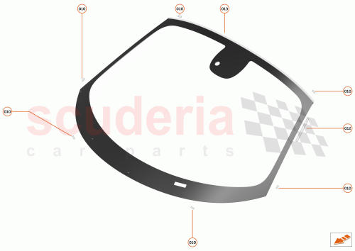 Part Diagram for McLaren 28AA006SP