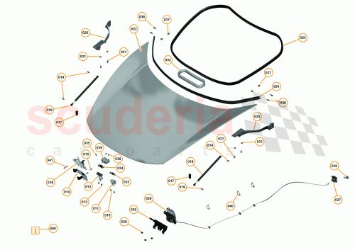 Part Diagram for McLaren 11A7784CP