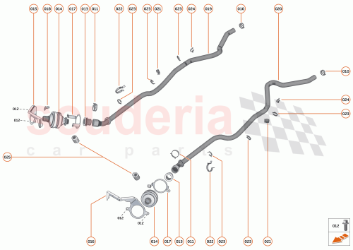Part Diagram for McLaren 14HA008LP