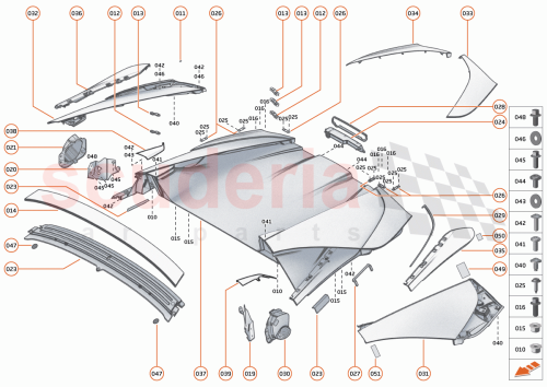 Part Diagram for McLaren 14AB300SP