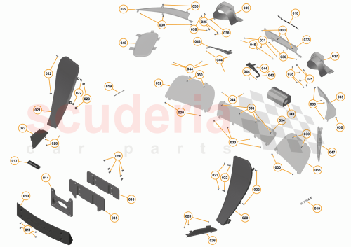 Part Diagram for McLaren 11M3160RP