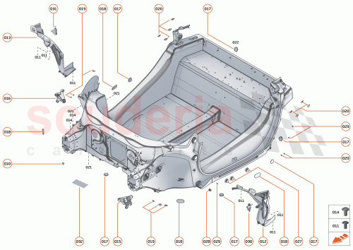 Part Diagram for McLaren 14AB222SP