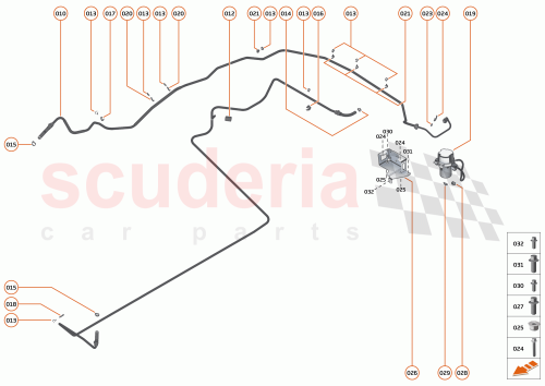 Part Diagram for McLaren 28CA023CP