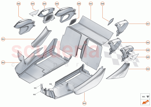 Part Diagram for McLaren 13NA401CP