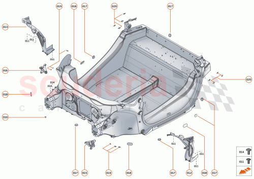 Part Diagram for McLaren 14A3399SP
