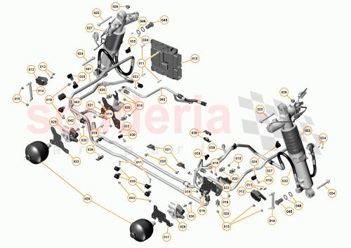 Part Diagram for McLaren 00RB003