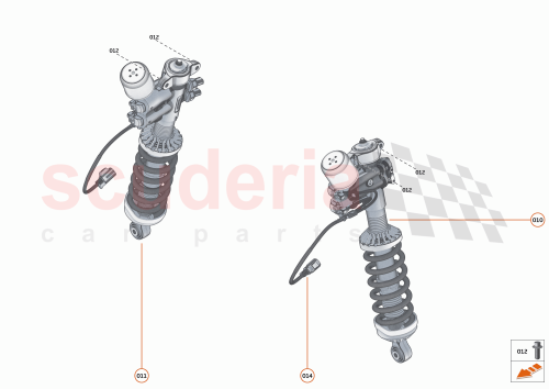 Part Diagram for McLaren 14BA232RP