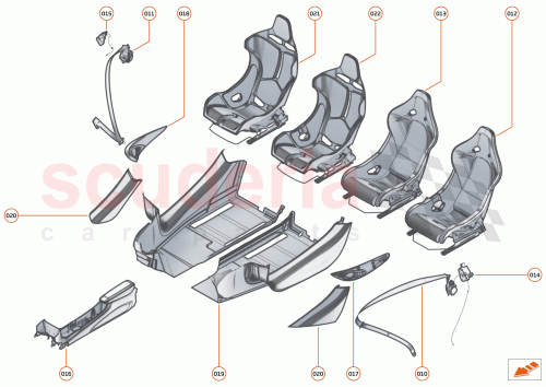 Part Diagram for McLaren 13NA488RP