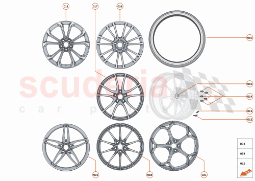 Part Diagram for McLaren 13BA156CP
