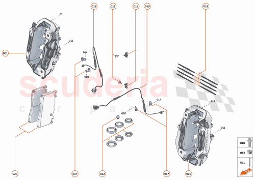 Part Diagram for McLaren 11CA022CP