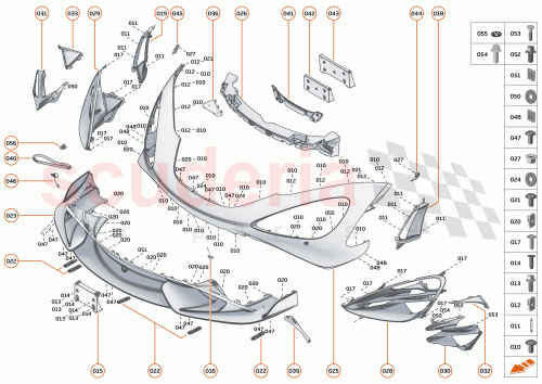 Part Diagram for McLaren 14AB857RP