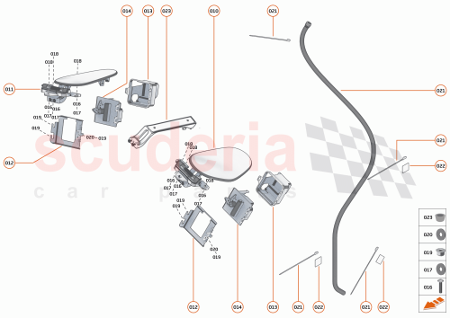 Part Diagram for McLaren 23AE961CP