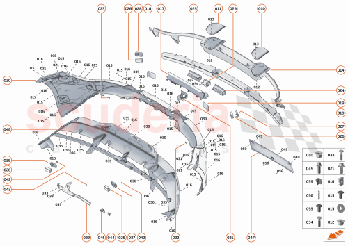 Part Diagram for McLaren P14.A072