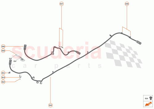 Part Diagram for McLaren 16JA259CP