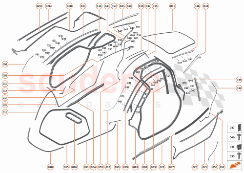 Part Diagram for McLaren 14AB073RP