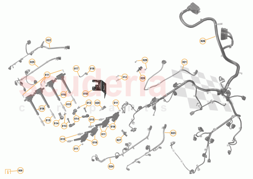 Part Diagram for McLaren 11F2791CP