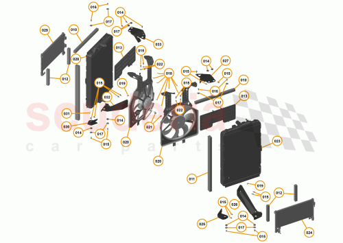 Part Diagram for McLaren 14LA028CP
