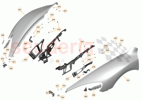 Part Diagram for McLaren 11A7988RP