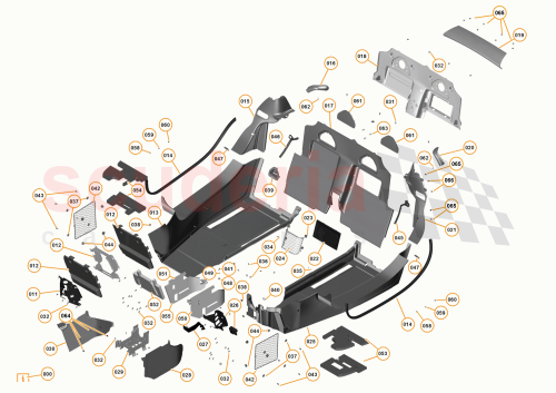 Part Diagram for McLaren 11N2644CP