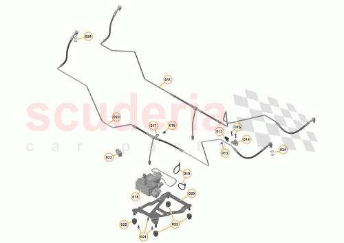Part Diagram for McLaren 11F1277SP
