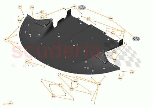 Part Diagram for McLaren 00RA411
