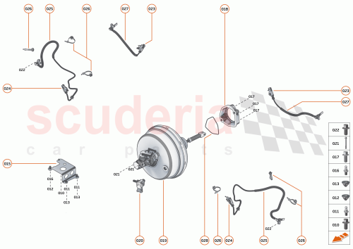 Part Diagram for McLaren 16CA225CP