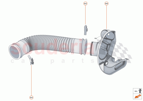 Part Diagram for McLaren 23CA001CP