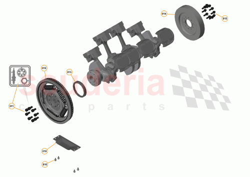 Part Diagram for McLaren 11F2281CP