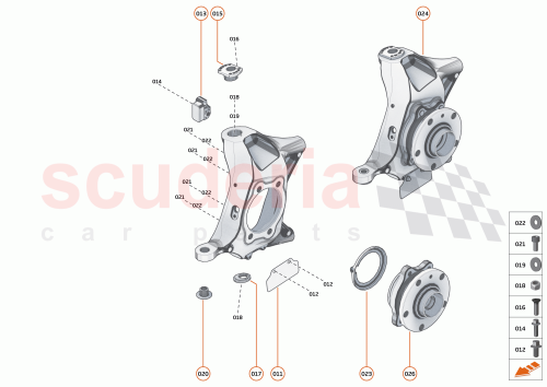 Part Diagram for McLaren 28BA164CP