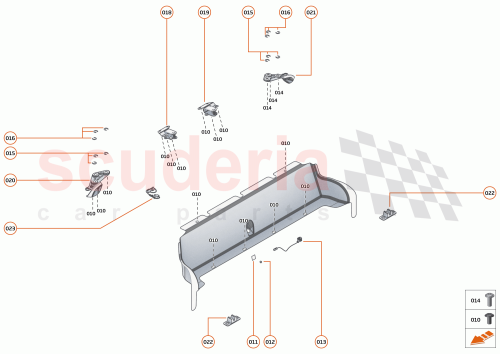 Part Diagram for McLaren 14AA957SP