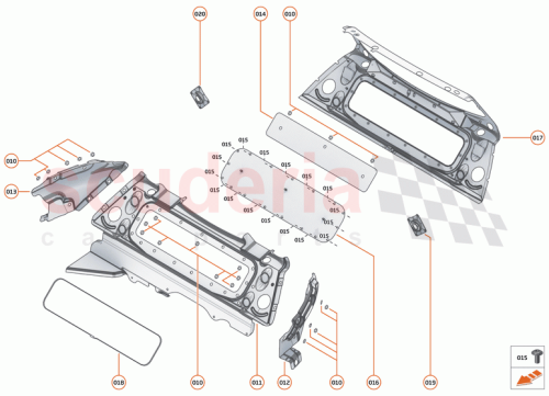 Part Diagram for McLaren 13A4004CP