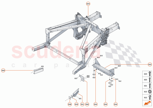 Part Diagram for McLaren 00RA457