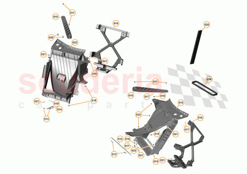 Part Diagram for McLaren 00RB174