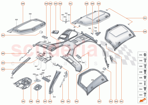 Part Diagram for McLaren 15NA100RP