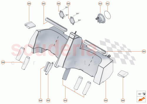 Part Diagram for McLaren 23KA021CP