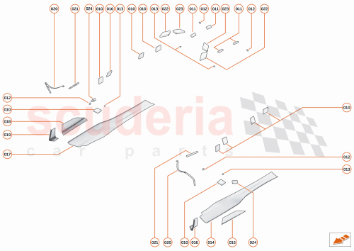 Part Diagram for McLaren 14AB236RP